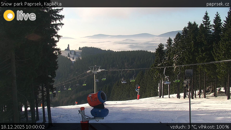 Snow park Paprsek - Kaplička - 18.12.2025 v 10:00
