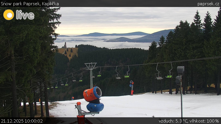 Snow park Paprsek - Kaplička - 21.12.2025 v 10:00