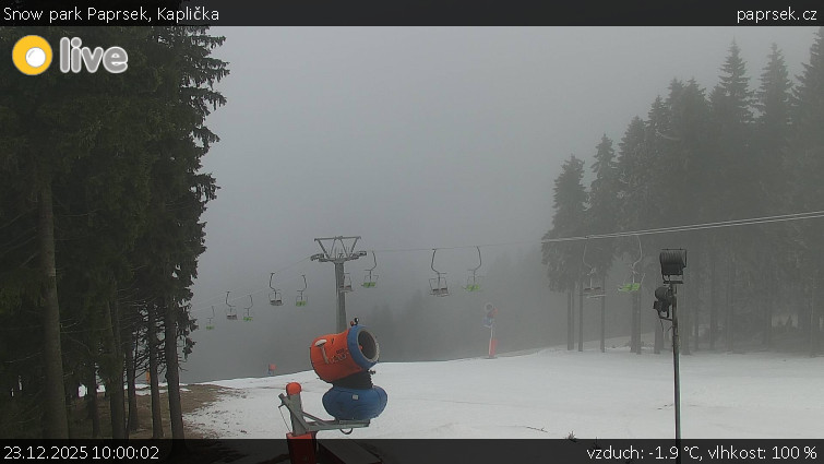 Snow park Paprsek - Kaplička - 23.12.2025 v 10:00