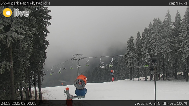 Snow park Paprsek - Kaplička - 24.12.2025 v 09:00