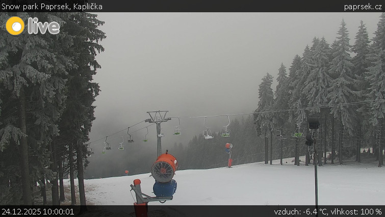 Snow park Paprsek - Kaplička - 24.12.2025 v 10:00