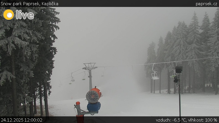 Snow park Paprsek - Kaplička - 24.12.2025 v 12:00