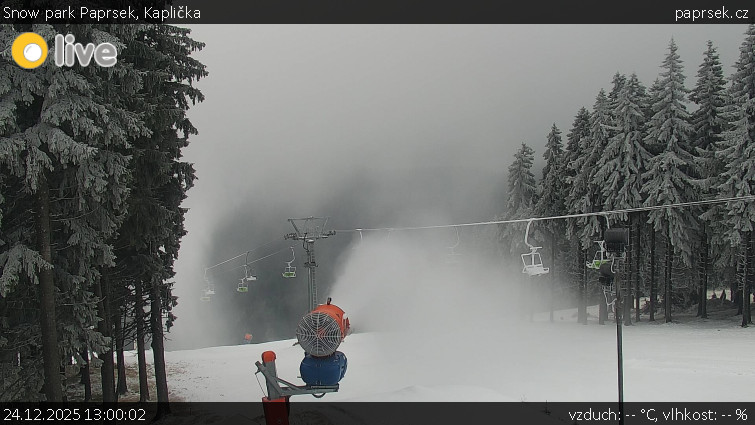 Snow park Paprsek - Kaplička - 24.12.2025 v 13:00