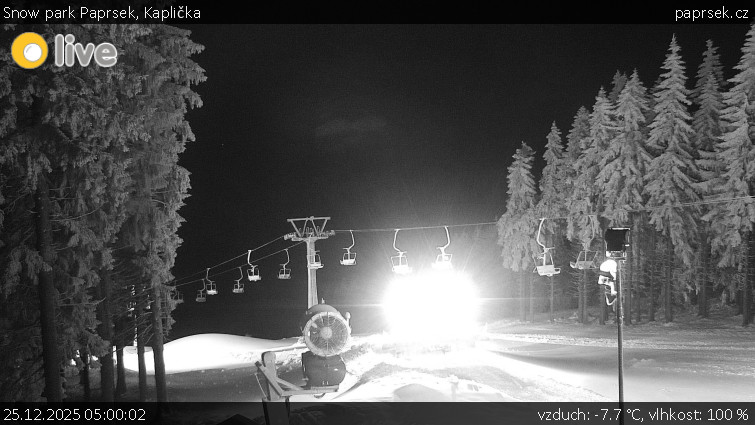 Snow park Paprsek - Kaplička - 25.12.2025 v 05:00