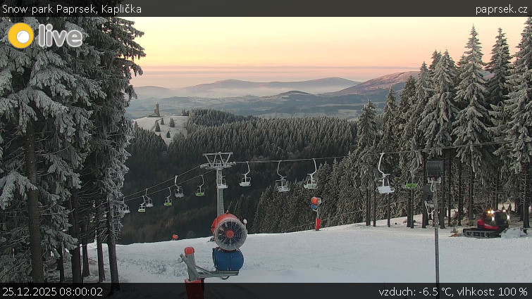 Snow park Paprsek - Kaplička - 25.12.2025 v 08:00