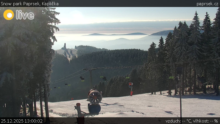 Snow park Paprsek - Kaplička - 25.12.2025 v 13:00