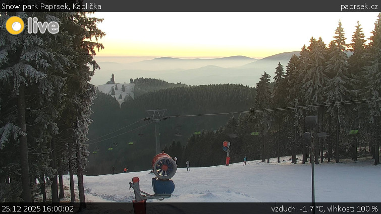 Snow park Paprsek - Kaplička - 25.12.2025 v 16:00