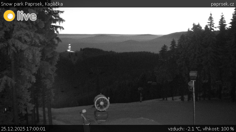 Snow park Paprsek - Kaplička - 25.12.2025 v 17:00