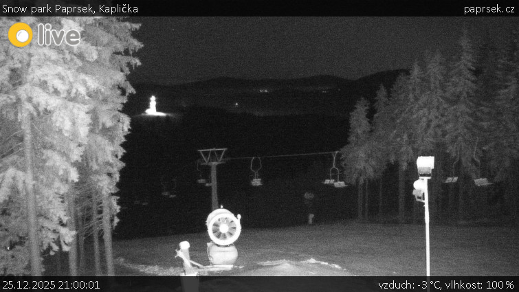 Snow park Paprsek - Kaplička - 25.12.2025 v 21:00