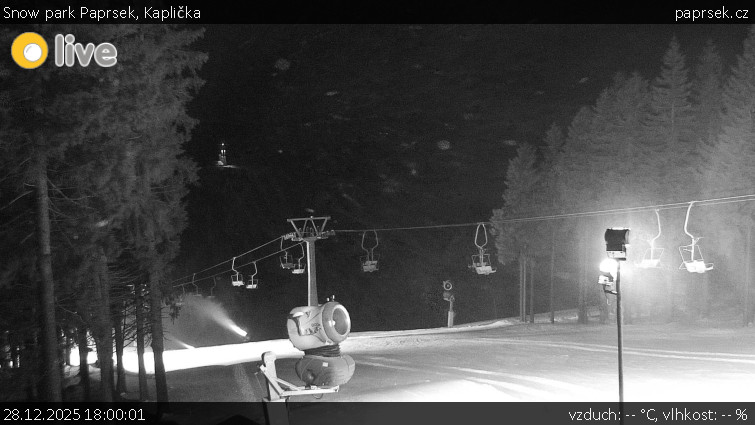 Snow park Paprsek - Kaplička - 28.12.2025 v 18:00