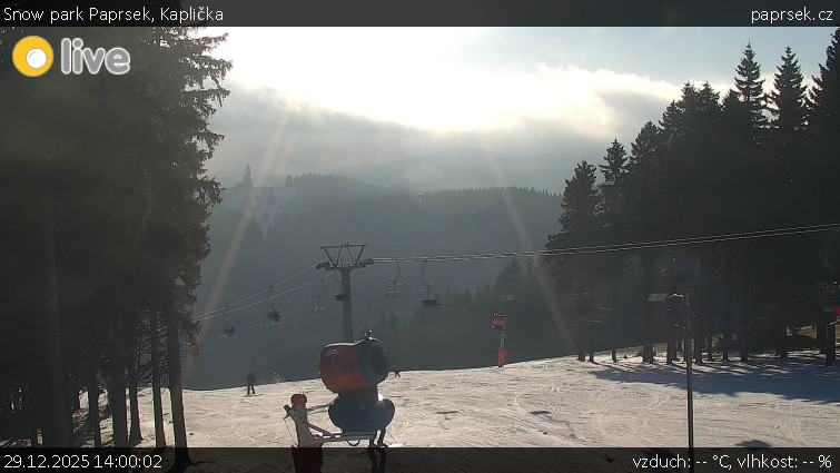 Snow park Paprsek - Kaplička - 29.12.2025 v 14:00
