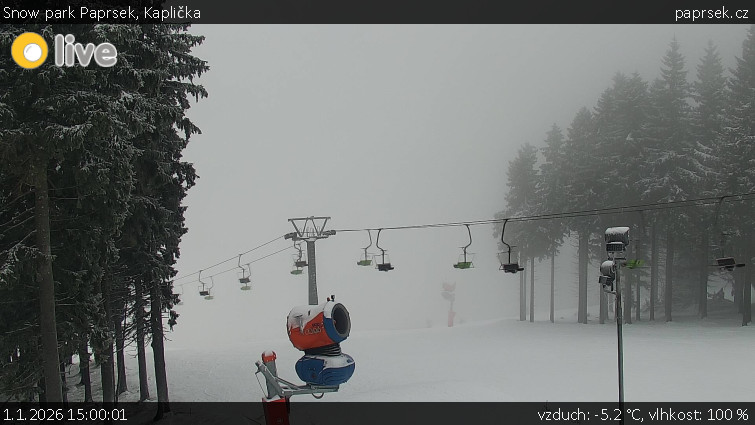 Snow park Paprsek - Kaplička - 1.1.2026 v 15:00