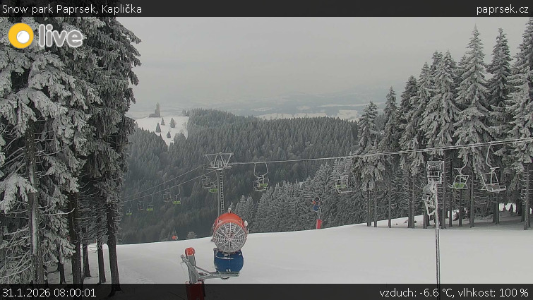 Snow park Paprsek - Kaplička - 31.1.2026 v 08:00