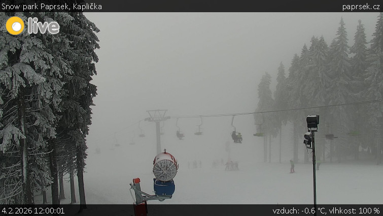 Snow park Paprsek - Kaplička - 4.2.2026 v 12:00