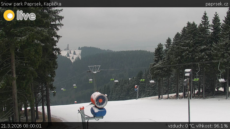 Snow park Paprsek - Kaplička - 21.3.2026 v 08:00