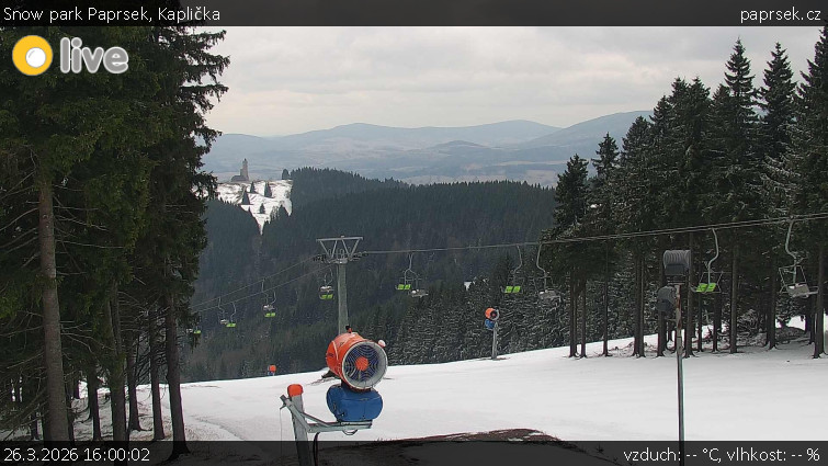 Snow park Paprsek - Kaplička - 26.3.2026 v 16:00