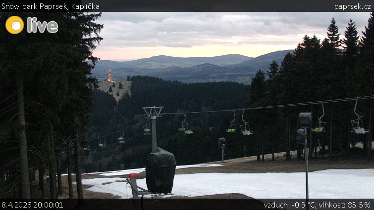 Snow park Paprsek - Kaplička - 8.4.2026 v 20:00