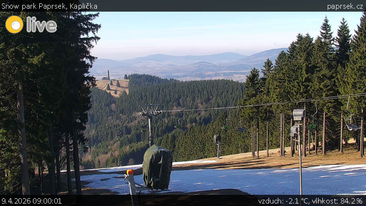 Snow park Paprsek - Kaplička - 9.4.2026 v 09:00
