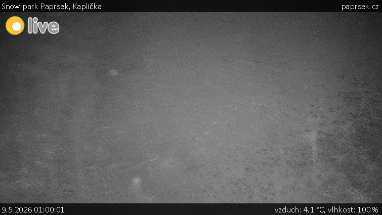 Snow park Paprsek - Kaplička - 9.5.2026 v 01:00