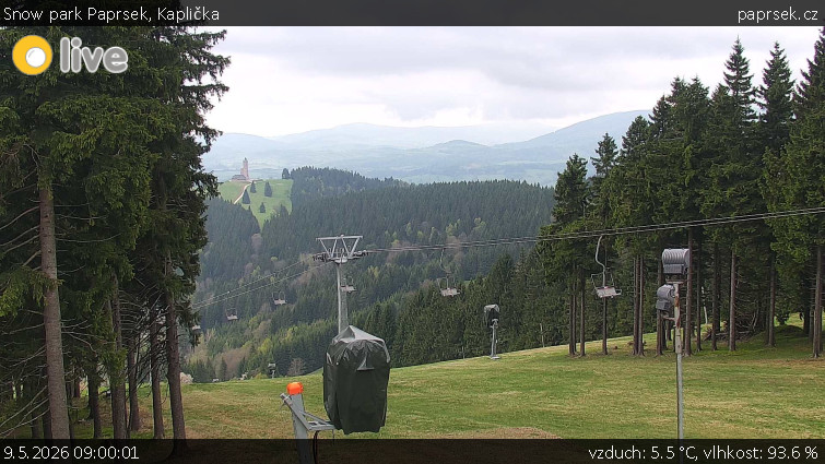 Snow park Paprsek - Kaplička - 9.5.2026 v 09:00