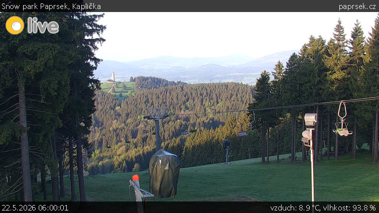 Snow park Paprsek - Kaplička - 22.5.2026 v 06:00