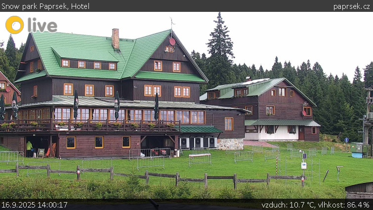 Snow park Paprsek - Hotel - 16.9.2025 v 14:00 Snow park Paprsek - Hotel - 16.9.2025 v 14:00