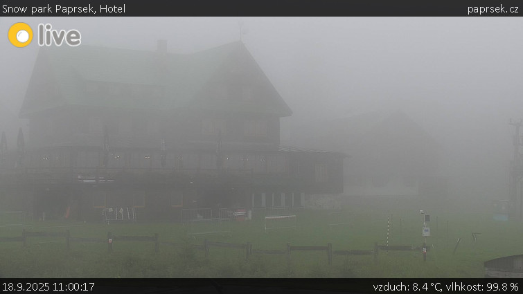 Snow park Paprsek - Hotel - 18.9.2025 v 11:00
