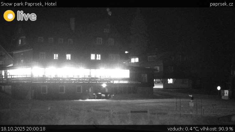 Snow park Paprsek - Hotel - 18.10.2025 v 20:00 Snow park Paprsek - Hotel - 18.10.2025 v 20:00