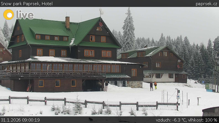 Snow park Paprsek - Hotel - 31.1.2026 v 09:00