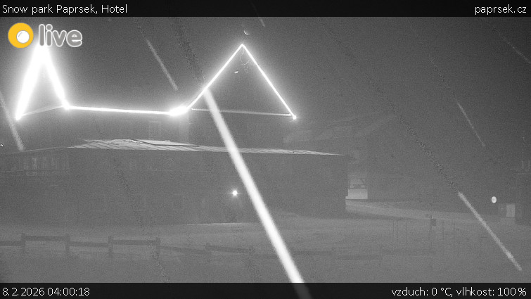 Snow park Paprsek - Hotel - 8.2.2026 v 04:00