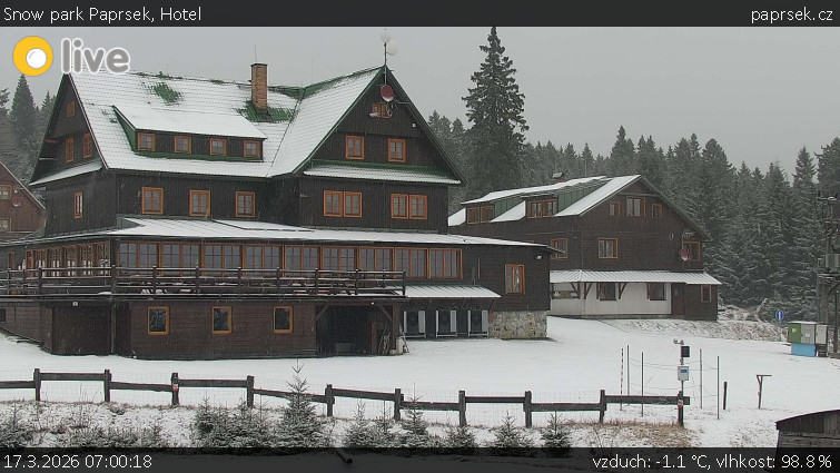Snow park Paprsek - Hotel - 17.3.2026 v 07:00