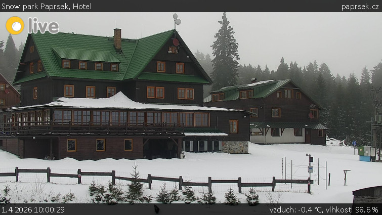 Snow park Paprsek - Hotel - 1.4.2026 v 10:00