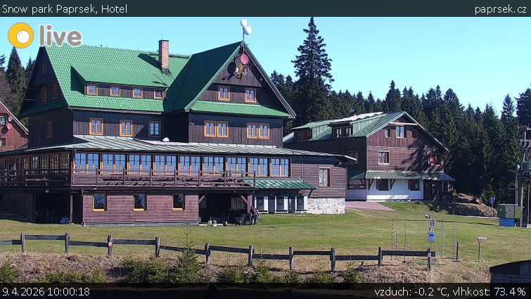 Snow park Paprsek - Hotel - 9.4.2026 v 10:00