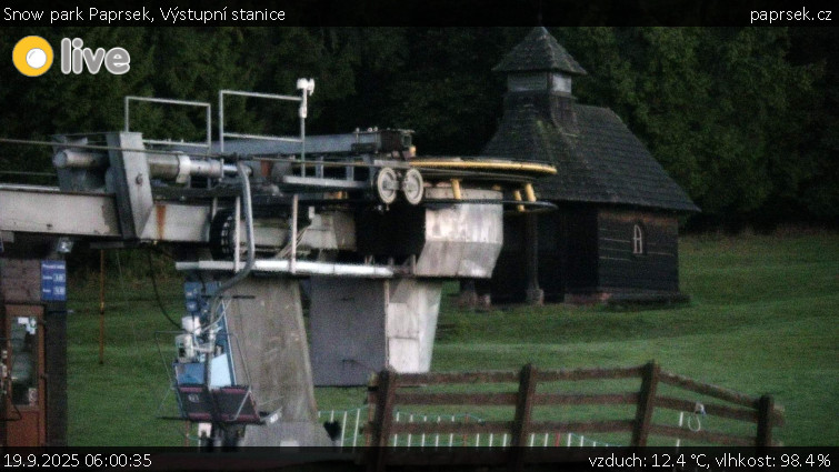Snow park Paprsek - Výstupní stanice - 19.9.2025 v 06:00