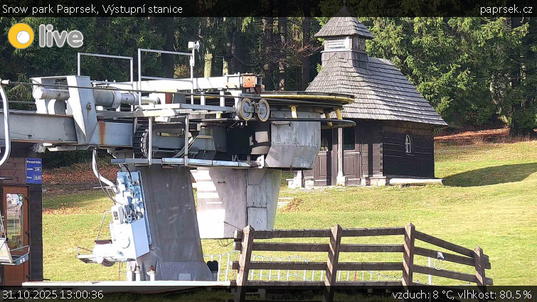 Snow park Paprsek - Výstupní stanice - 31.10.2025 v 13:00 Snow park Paprsek - Výstupní stanice - 31.10.2025 v 13:00