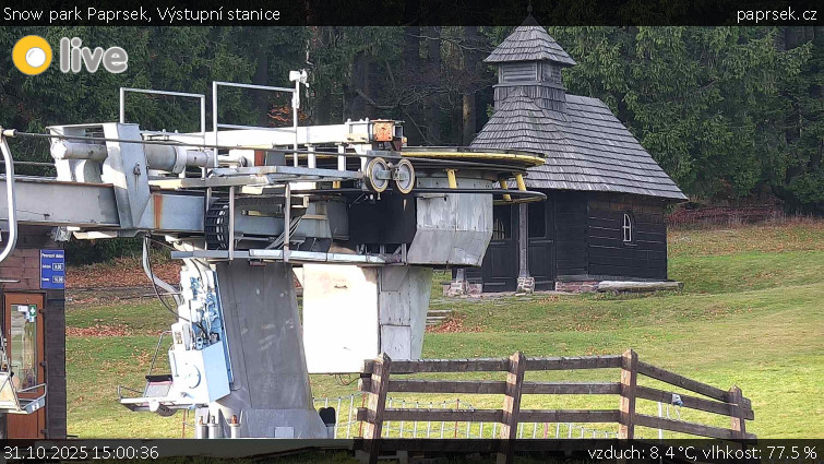 Snow park Paprsek - Výstupní stanice - 31.10.2025 v 15:00 Snow park Paprsek - Výstupní stanice - 31.10.2025 v 15:00
