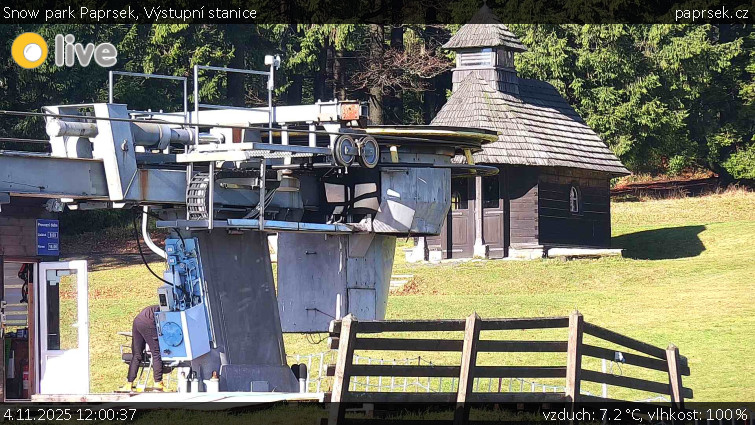 Snow park Paprsek - Výstupní stanice - 4.11.2025 v 12:00