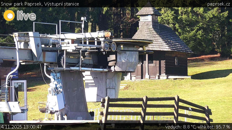 Snow park Paprsek - Výstupní stanice - 4.11.2025 v 13:00
