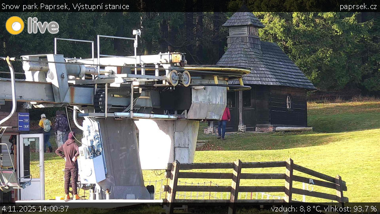Snow park Paprsek - Výstupní stanice - 4.11.2025 v 14:00