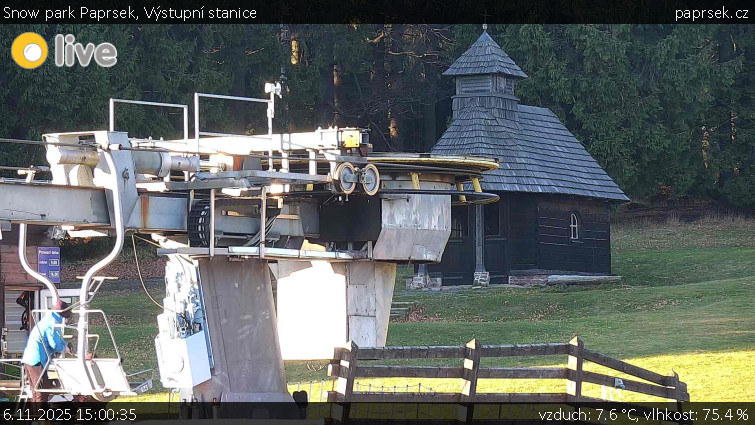 Snow park Paprsek - Výstupní stanice - 6.11.2025 v 15:00