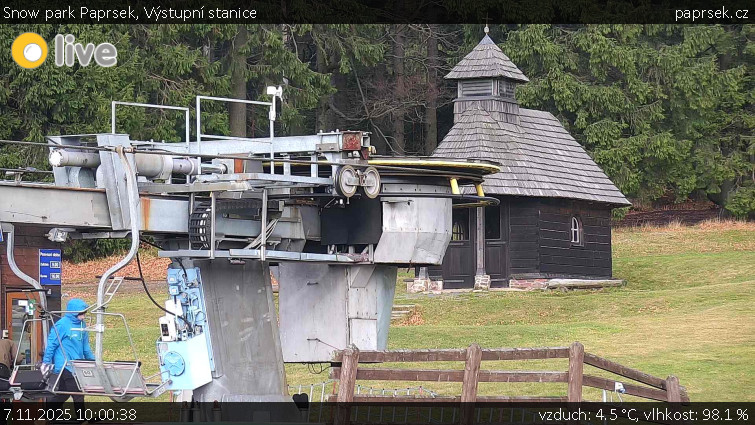 Snow park Paprsek - Výstupní stanice - 7.11.2025 v 10:00