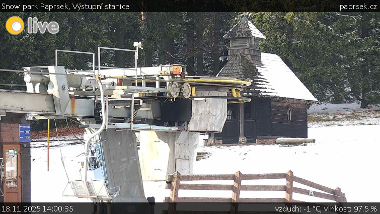 Snow park Paprsek - Výstupní stanice - 18.11.2025 v 14:00