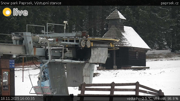 Snow park Paprsek - Výstupní stanice - 18.11.2025 v 16:00