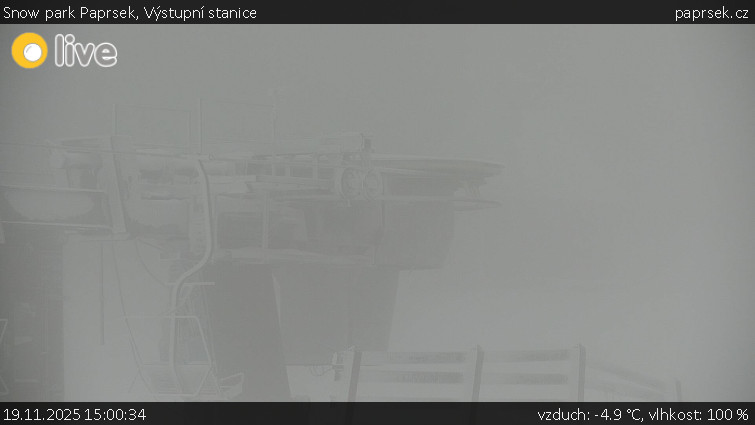 Snow park Paprsek - Výstupní stanice - 19.11.2025 v 15:00