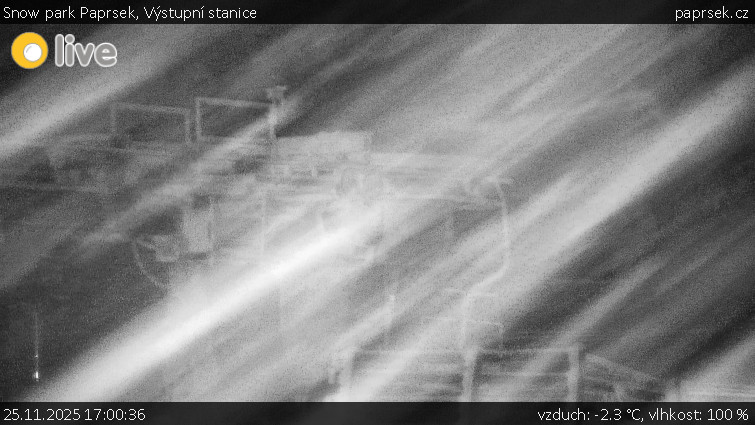 Snow park Paprsek - Výstupní stanice - 25.11.2025 v 17:00