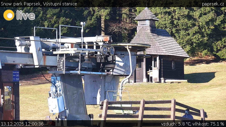 Snow park Paprsek - Výstupní stanice - 13.12.2025 v 12:00