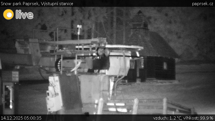 Snow park Paprsek - Výstupní stanice - 14.12.2025 v 05:00