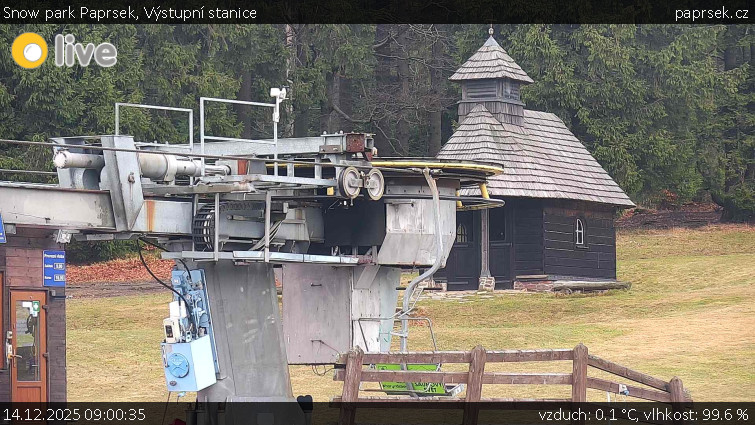 Snow park Paprsek - Výstupní stanice - 14.12.2025 v 09:00