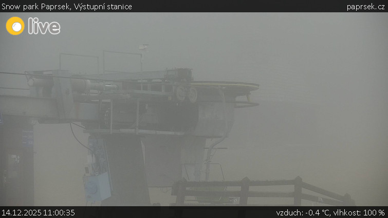 Snow park Paprsek - Výstupní stanice - 14.12.2025 v 11:00