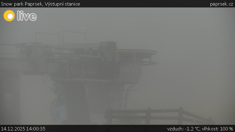 Snow park Paprsek - Výstupní stanice - 14.12.2025 v 14:00